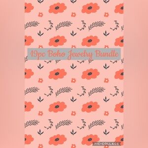 19pc Boho Jewelry Bundle
